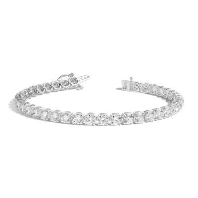 Aurate New York Luxury Diamond Tennis Bracelet In Yellow