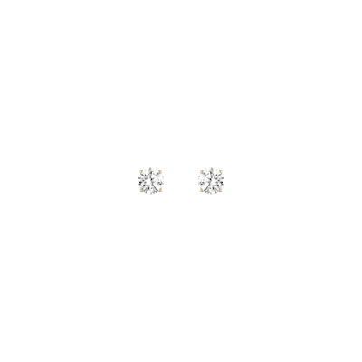 Aurate New York Luxury Round Lab Grown Diamond Studs In White
