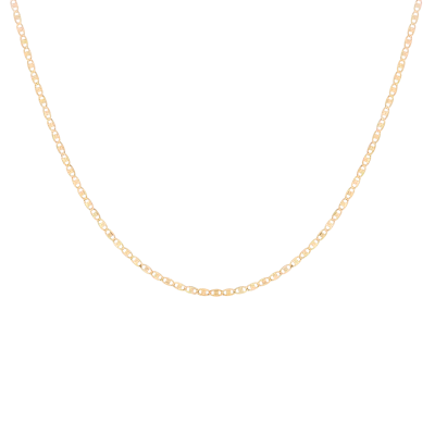 Aurate New York Mariner Chain Necklace In White