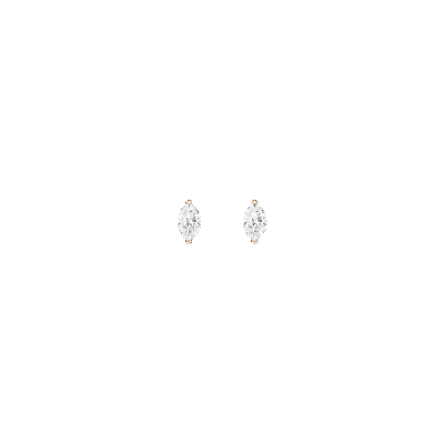 Aurate New York Marquise Lab Grown Diamond Studs In Yellow
