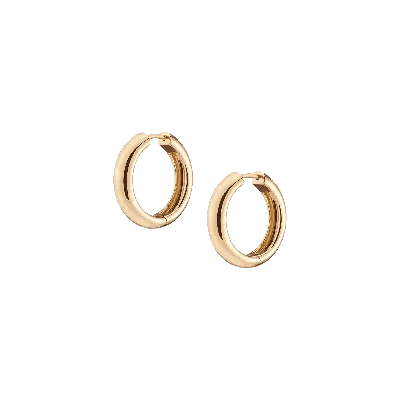 Aurate New York Medium Chunky Hinged Hoop Earrings In Rose