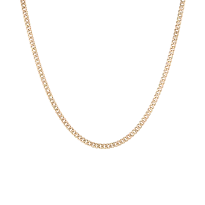 Aurate New York Medium Cuban Chain Necklace In Yellow