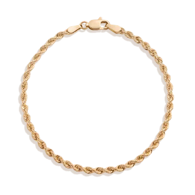 Aurate New York Medium Rope Chain Bracelet