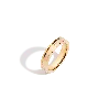 Aurate New York Mini Column Ring In Yellow