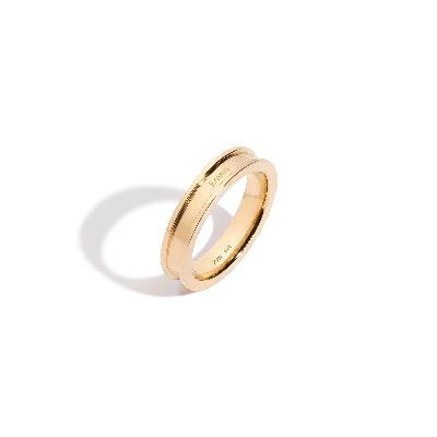 Aurate New York Mini Column Ring In Yellow