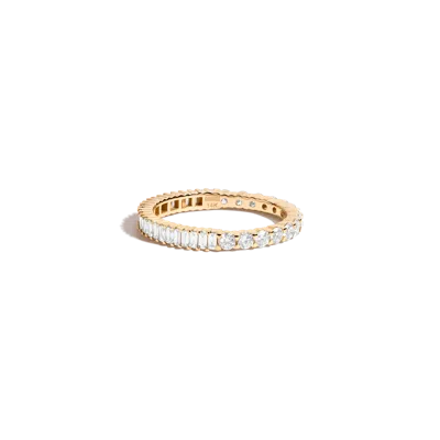 Aurate New York Mini Two-in-one Diamond Eternity Ring In White