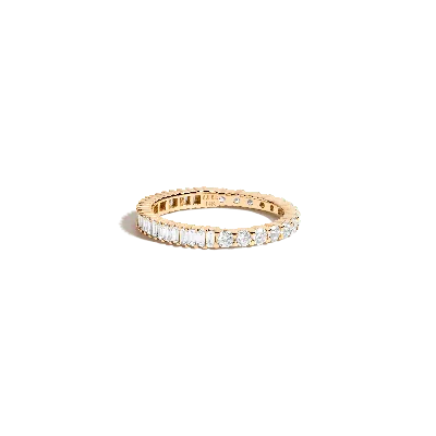 Aurate New York Mini Two-in-one Lab Grown Diamond Eternity Ring In Rose