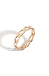 Aurate New York Open Link Ring In Pink