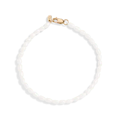 Aurate New York Organic Pearl Bracelet In Rose