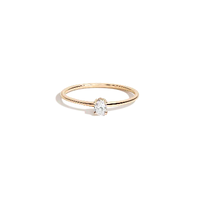 Aurate New York Oval Lab Grown Diamond Ring In Yellow