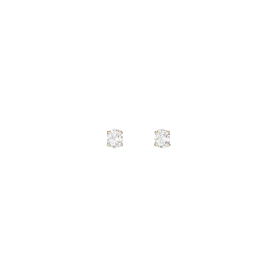 Aurate New York Oval Lab Grown Diamond Studs In Yellow