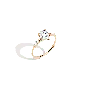 Aurate New York Pear Cut Floral Diamond Ring In Yellow