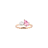 Aurate New York Pearl Toi Et Moi Ring - Pink Sapphire In Pink