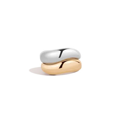 Aurate New York Perfect Match Two-tone Ring Set In Multi