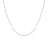 Aurate New York Petite Lab Grown White Sapphire Tennis Necklace In Yellow