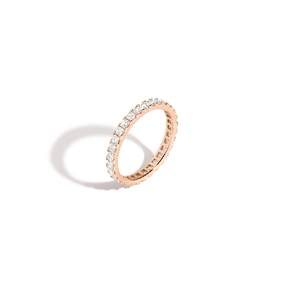 Aurate New York Princess Cut Diamond Eternity Ring In Rose