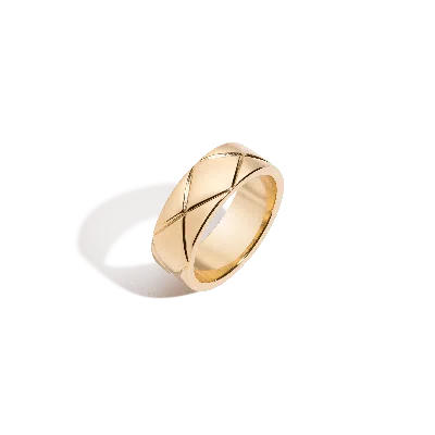 Aurate New York Quilted Gold Ring In Rose