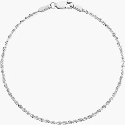 Aurate New York Rope Chain Bracelet In Metallic