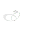 Aurate New York Round Tri-diamond Ring (natural Diamond) In Rose