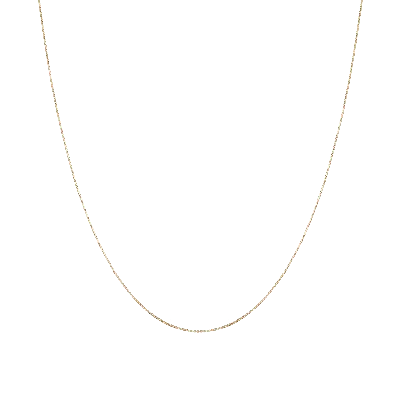 Aurate New York Small Box Chain Necklace In Yellow