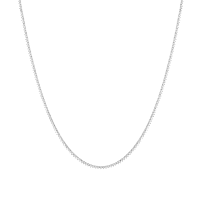 Aurate New York Three-prong Lab Grown Diamond Tennis Necklace In Yellow