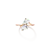 Aurate New York Toi Et Moi Gemstone Heirloom Ring - Green Emerald & Red Ruby In Pink
