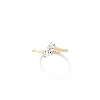 Aurate New York Toi Et Moi Gemstone Mini Heirloom Ring - Citrine & Morganite In Yellow