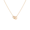 Aurate New York Twist Connection Necklace In Yellow