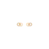 Aurate New York Twist Connection Stud Earrings In Yellow