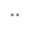 Aurate New York Vintage Flower Stud Earrings In Metallic