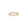 Aurate New York White Sapphire Eternity Ring In Yellow