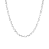 Aurate New York Lab Grown Sapphire Mixed Shape Tennis Necklace In Yellow