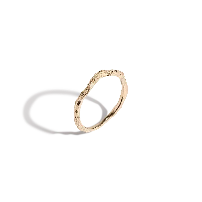 Aurate New York X Kerry: Venus Gold Ring In Rose
