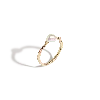 Aurate New York X Kerry: Venus Organic Pearl Gold Ring In Yellow