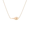 Aurate New York X Wilson: W Tennis Racket Necklace In Yellow