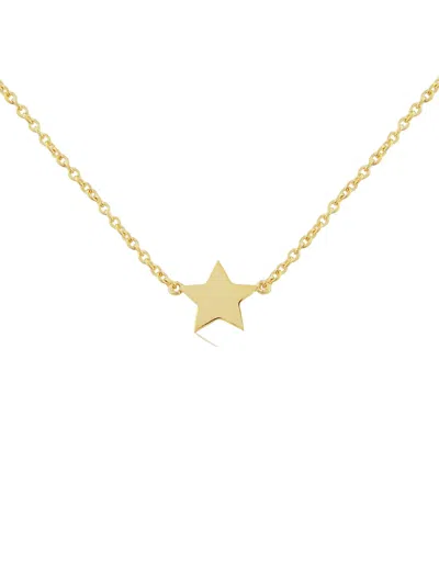 Auree Jewellery Alta Single-star Necklace In Gold