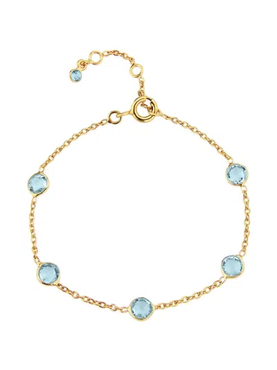 Auree Jewellery Antibes Gemstone Bracelet In Gold