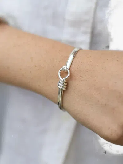 Auree Jewellery Bayswater Rope-detail Bangle In Metallic