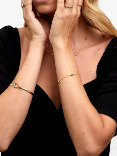 Auree Jewellery Boltons Tear-drop Bangle In Pattern