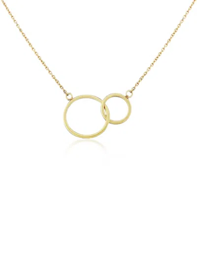 Auree Jewellery Kelso Interlocking-ring Necklace In Gold