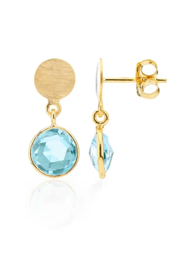 Auree Jewellery Salina Drop Earrings In Gold