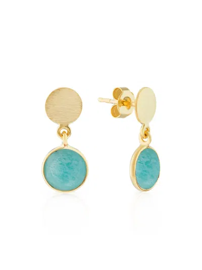 Auree Jewellery Salina Drop Earrings In Gold