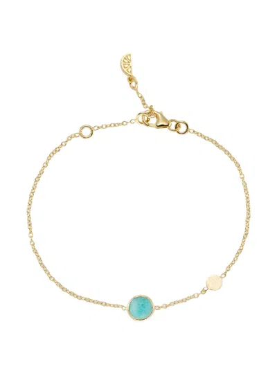 Auree Jewellery Salina Gemstone Bracelet In Gold
