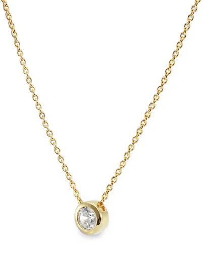 Auree Jewellery Verona Cubic Zirconia Necklace In Gold