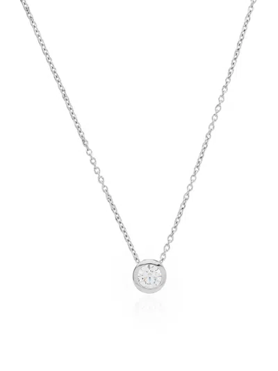 Auree Jewellery Verona Cubic Zirconia Necklace In Metallic