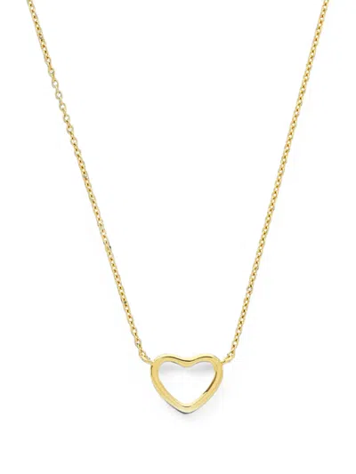 Auree Jewellery Verona Heart Necklace In Gold