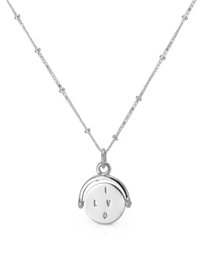 Auree Jewellery Verona Spinning Pendant In Metallic