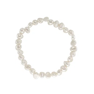 Auree Jewellery Women's Alderley White Pearl Stretch Bracelet