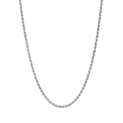 Auree Jewellery Women's Alhambra Sterling Silver Rope Chain