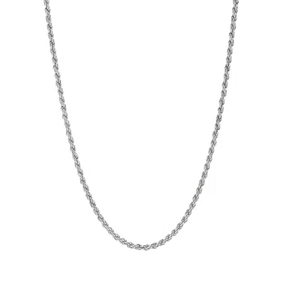 Auree Jewellery Women's Alhambra Sterling Silver Rope Chain In Gray